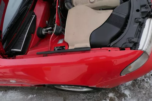 Audi A4 B5 (ab ca Ende1999 Facelift) Kotflügel vorne rechts rot LY3H (180688)