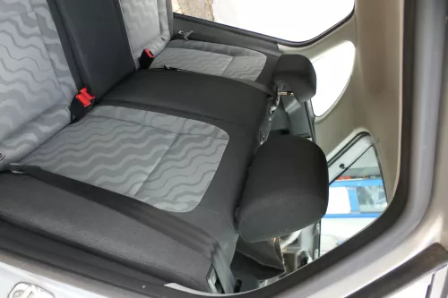 Skoda Fabia 5J 5itz Sitze hinten Rückbank Rücksitzbank 3 Punkt Gurt Isofix anthr