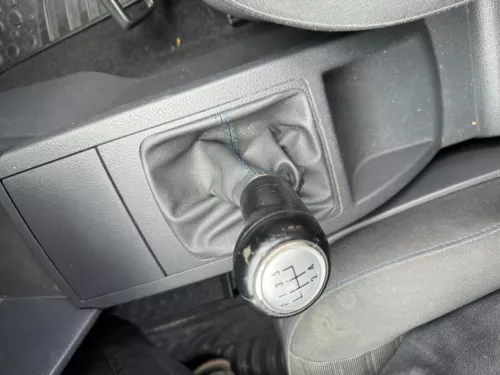 VW Polo 9N 9N3 Schaltknauf Schaltsack Schaltung 6Q1711113G United Leder schwarz (180798)