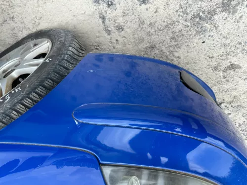 Seat Ibiza 6L Stoßstange Frontstoßstange vorne blau LS5G bis caAnfang2006 (180862)
