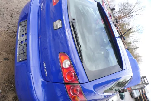 Seat Ibiza 6L Stoßstange Heckstoßstange hinten blau LS5G (180867)
