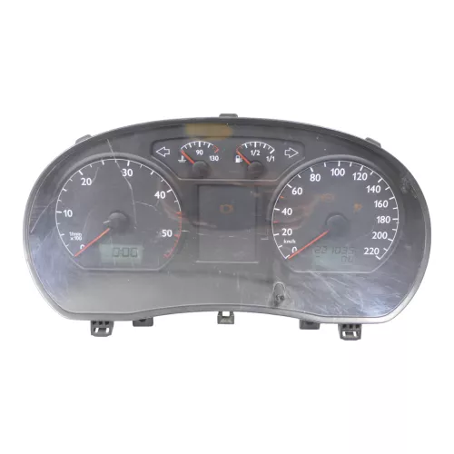 VW Polo 9N Tacho Tachometer Kombiinstrument 221.000km 6Q0920800M 1,4 TDI AMF BA (180888)