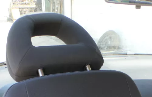 1x Seat Arosa o Lupo Kopfstütze vorne vorn rechts/links off-black (fast schwarz) (180903)