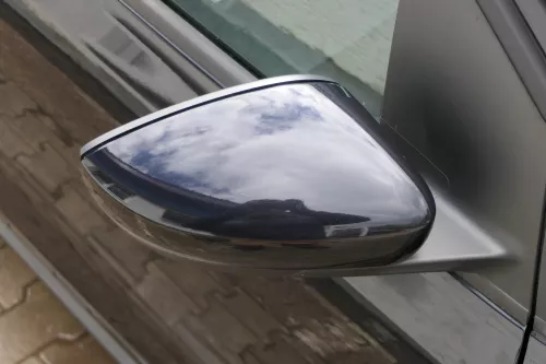 VW Polo 6R 6C elektrischer Spiegel Außenspiegel rechts außen schwarz LC9X (180932)