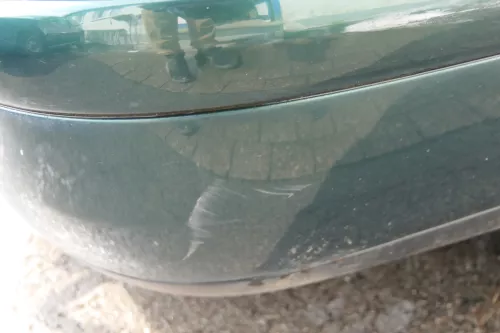 VW Golf 4 Bora Kombi Stoßstange hinten Heckstoßstange Stoßfänger grün LC6M (181041)