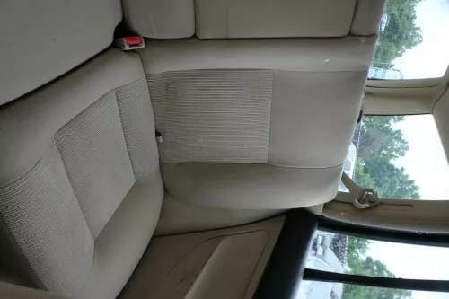 VW Golf 4 Bora Variant Kombi Sitz Rückbank Rücksitzbank hinten Sitze hellbeige (181046)