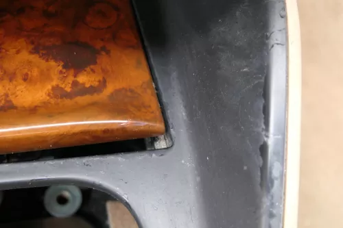 VW Golf 4 Bora Aschenbecher mit Zigarettenanzünder Anzünder Holz Holzoptik wurze (181057)