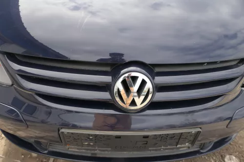 VW Golf Plus 5M Grill Kühlergrill VW Zeichen Logo blau LA5G bis ca. 2009