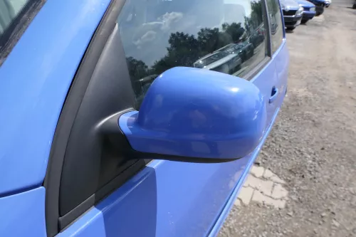 VW Lupo Arosa manueller Spiegel Außenspiegel links manuell blau LW5Z (181168)