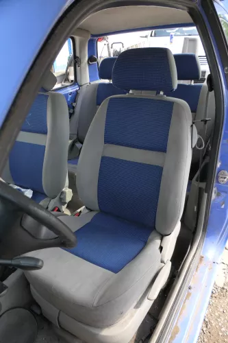 Arosa Lupo Sitz vorne links Fahrersitz Höhenverstellung grau blau (181174)