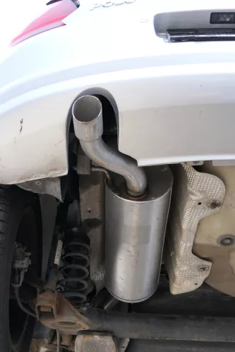 VW Polo 6R Auspuff Endschalldämpfer hinten + Mittelschalldämpfer (181274)