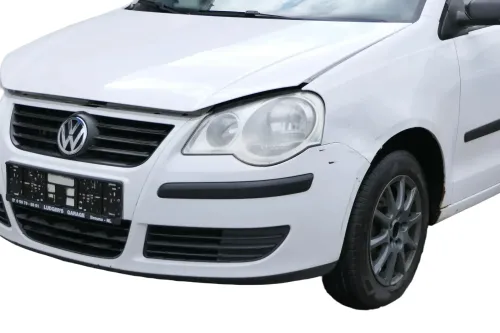 VW Polo 9N3 Stoßstange vorne Frontstoßstange Stoßfänger weiß LB9A (181297)