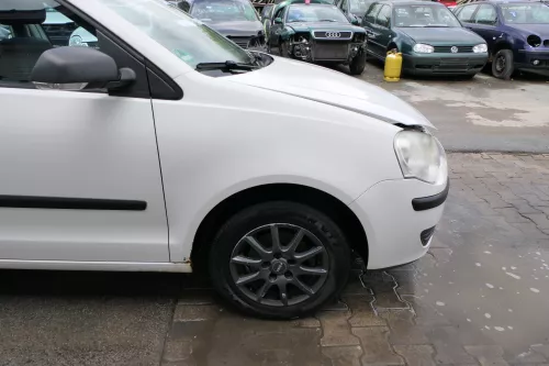 VW Polo 9N3 Kotflügel vorne rechts weiß LB9A (181298)