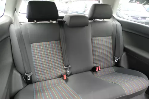 VW Polo 9N 9N3 Sitz Rückbank Sitzfläche Sitze 3 Punkt Gurt hinten mit Kopfstütze (181307)