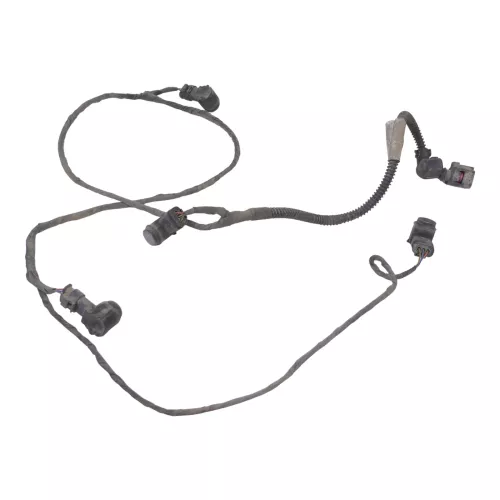 4x Golf Plus 5M Einparkhilfe PDC + Kabelbaum Parksensoren grau LA7T HINTEN (181330)