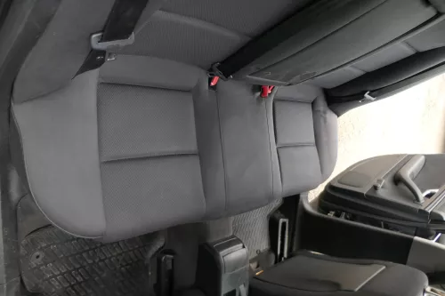 Audi A4 B6 B7 8E Limousine Sitz Rückbank hinten schwarz umklappbar mit 3x Kopfst (181408)