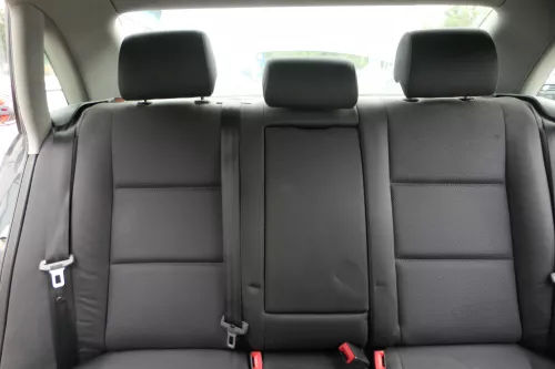 Audi A4 B6 B7 8E Limousine Sitz Rückbank hinten schwarz umklappbar mit 3x Kopfst (181408)