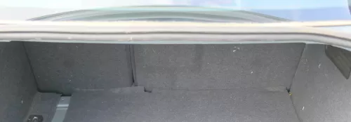 Audi A4 B6 B7 8E Limousine Sitz Rückbank hinten schwarz umklappbar blau maritim (181482)