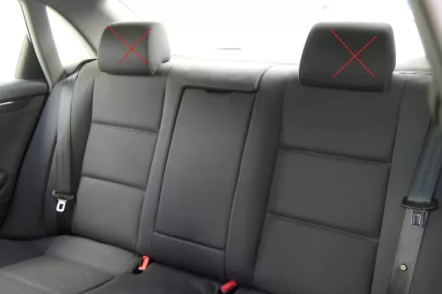 Audi A4 B6 B7 8E Limousine Sitz Rückbank hinten schwarz umklappbar blau maritim