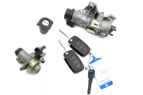 Audi A4 B6 8E Schloßsystem Türschloß +2x Schlüssel Schloß Tü Zündschloß Heckschl