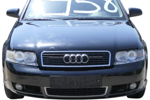 Audi A4 8E B6 Kombi Avant Stoßstange vorne mit Spoiler schwarz LY9B