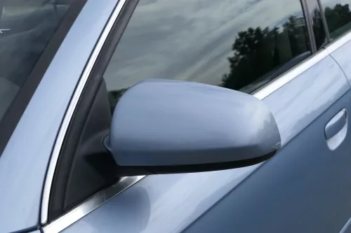 Audi A4 B6 8E B7 Spiegel Außenspiegel links elektrisch verstellbar blau LY5J