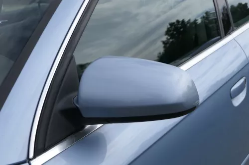 Audi A4 B6 8E B7 Spiegel Außenspiegel links elektrisch verstellbar blau LY5J (181536)