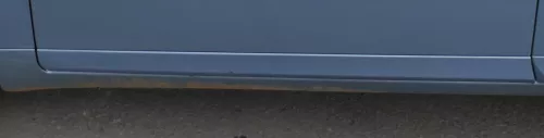 A4 B7 8E NUR Zierleiste Leiste Abdeckung Tür vorne links unten blau LY5J (181551)