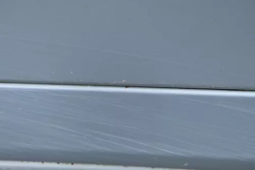 A4 B7 8E NUR Zierleiste Leiste Abdeckung Tür vorne links unten blau LY5J (181551)