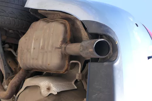 Audi A4 8E B7 Auspuff Endschalldämpfer Endtopf ALT Benziner