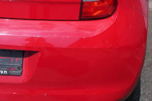 Skoda Citigo Stoßstange hinten Heckstoßstange rot LY3D (181602)