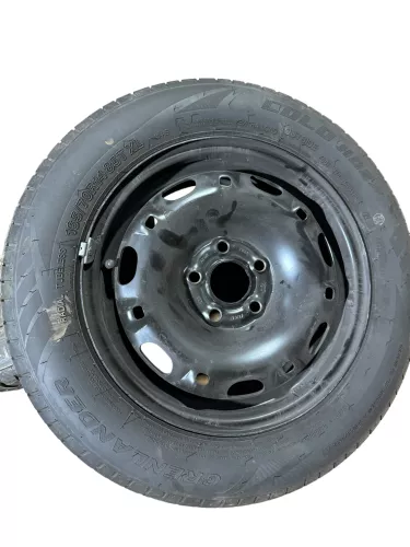 4x VW Polo 9N Felgen Reifen 165/70 R14 85T Allwetterreifen 5jx14H2 ET35 ca.7-8mm (181693)