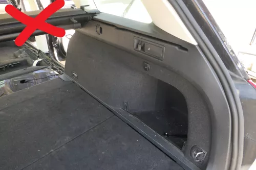 VW Passsat 3C B8 3G Kombi Abdeckung Verkleidung Kofferraum hinten rechts schwarz (181735)