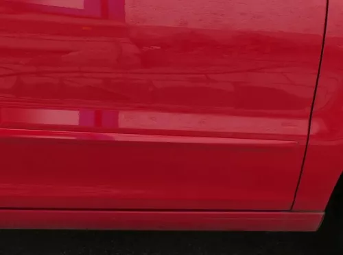 VW Fox 5Z Tür vorne rechts Beifahrertür rechts rot LY3D - ohne Anbauteile (181807)