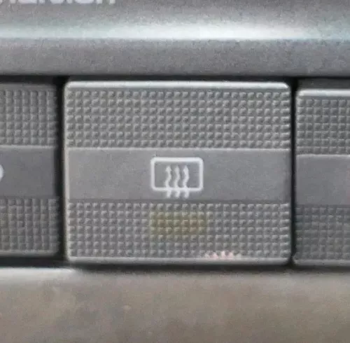 VW Golf 3 1E 4 Cabrio Schalter Heckscheibe Heizung hinten Scheibe 1E0959621