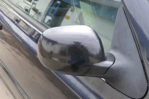 VW Golf 4 Cabrio 1E elektrischer Spiegel Außenspiegel rechts blau LC5H (182105)