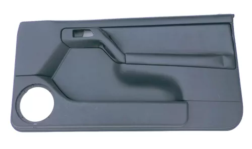 Golf 4 3 1E Cabrio 1E Türverkleidung Verkleidung Tür vorne rechts schwarz  LEDER