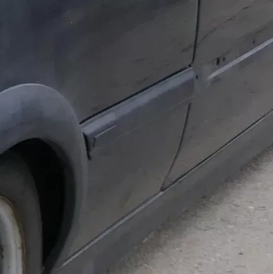 Golf 3 1E Cabrio Leiste Zierleiste Seite hinten rechts 2/3-Türer schwarz  Sport