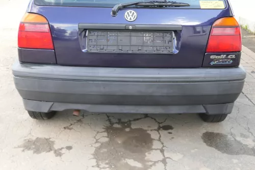 VW Golf 3 1H 1E Cabrio Limousine Stoßstange hinten Heckstoßstange schwarz (182175)