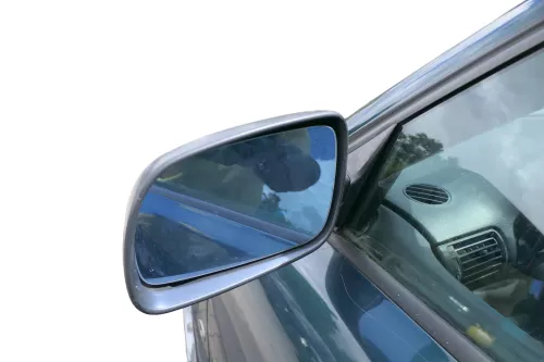 Audi A4 B5 Spiegel Außenspiegel links elektrisch schwarz  (182195)