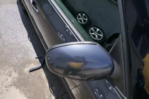 Fabia 5J elektrisch Spiegel Außenspiegel rechts mit Glas - grau LF8J (182244)