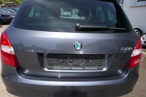 Fabia 5J Kombi Heckklappe hinten mit Scheibe grau LF8J ohneAnbauteile (182245)