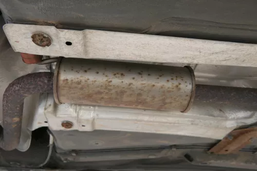 Fabia 5J Auspuff Mittelschalldämpfer Mitte Benziner Mitteltopf 1,2 CBZA CBZ CBZB