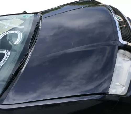Skoda Fabia 6Y Motorhaube Klappe vorne schwarz LF9R mit Grill vorn (182291)