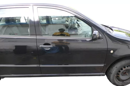 Skoda Fabia 6Y Kombi Limousine Tür vorne rechts Beifahrertür schwarz LF9R (182294)