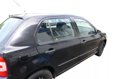 Skoda Fabia 6Y Limousine Schrägheck Tür hinten rechts schwarz LF9R (182295)