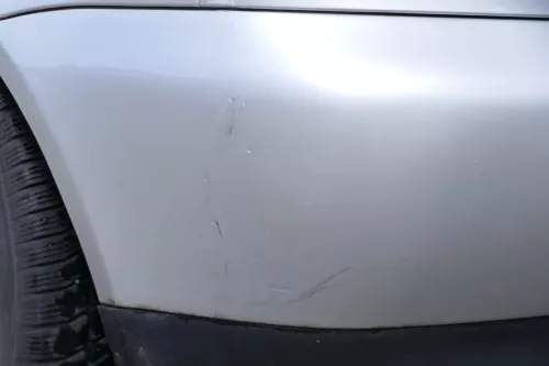 Audi A3 8L Stoßstange Heckstoßstange hinten silber LY7W (182327)