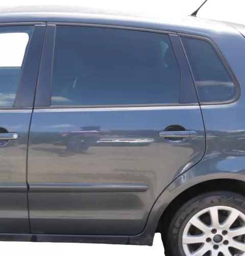 VW Polo 9N 9N3 Tür hinten links 4/5-Türer grau LC7V - ohne Anbauteile (182372)