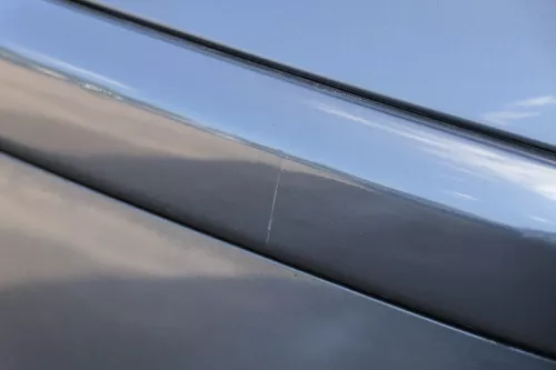 VW Polo 9N 9N3 Stoßstange Heckstoßstange hinten grau LC7V (182374)