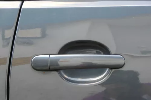 VW Polo 9N 9N3 Tür hinten rechts 4/5-Türer grau LC7V - ohne Anbauteile (182376)